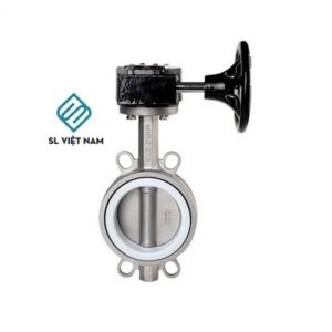 Van bướm tay quay inox DN50