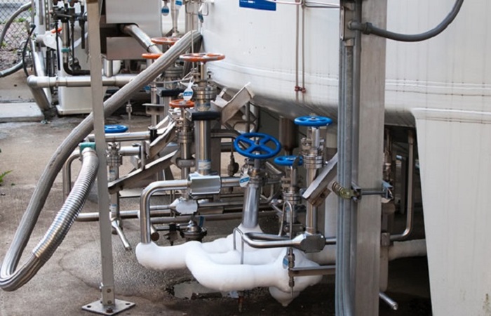 ứng dụng khớp nối mềm inox rắc co