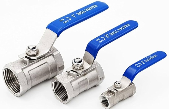 Van bi 1 thân ren inox