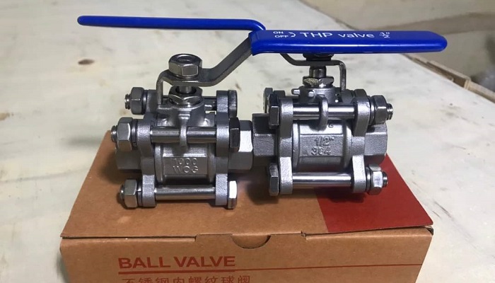 Van bi 3 mảnh hàn inox