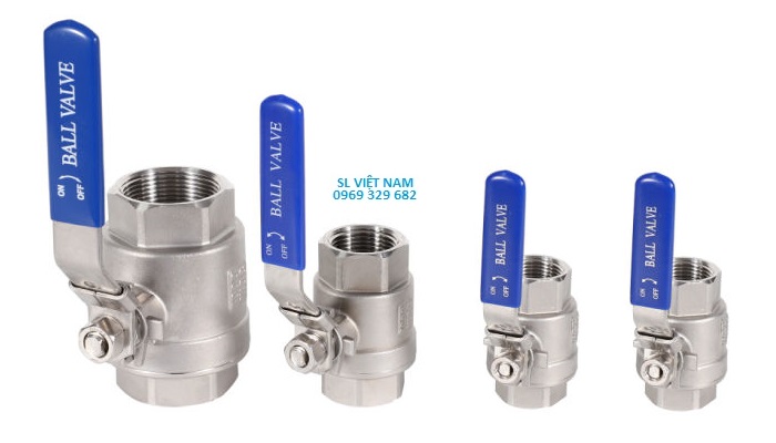 Van bi hai thân ren inox